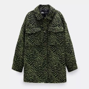 ZARA ANIMAL PRINT OVERSHIRT